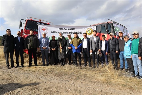 İlçemizde 11 Kasım Milli Ağaçlandırma Günü Fidan Dikme Etkinliği